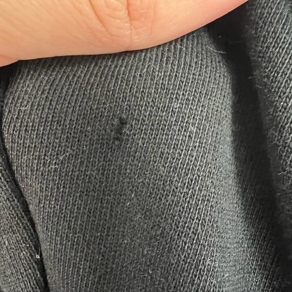 Sandro Ankle Zip Pull On Pants Black Cotton Jogger Pockets Sweatpant Size XL - Picture 14 of 15